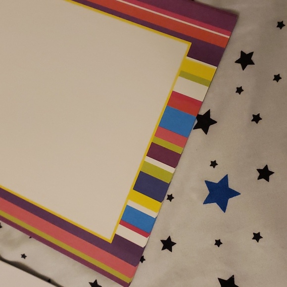 Free! (With Purchase) Barker Creek Designer Computer Paper- 2 Multicolor Border - Picture 7 of 9